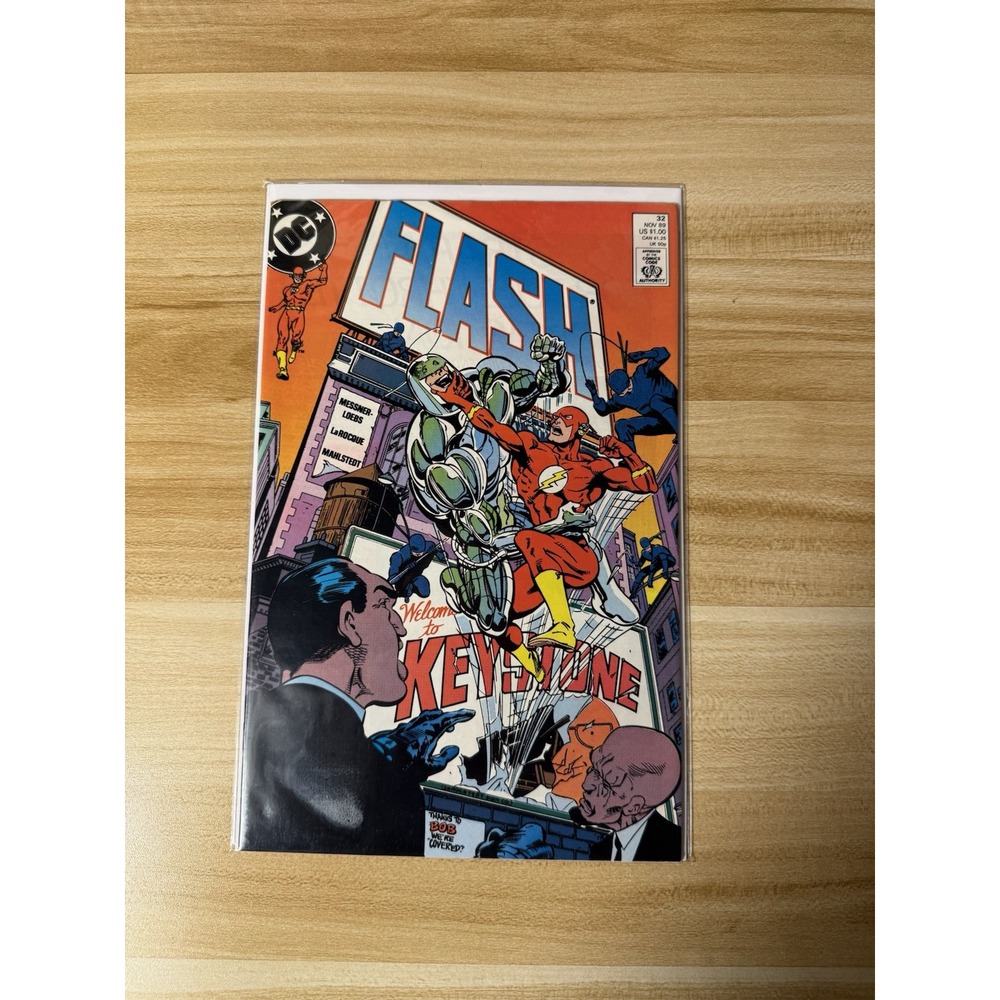 Dc Comics Flash  32 November 1989‎